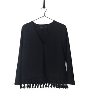 Zara Tassel Blouse